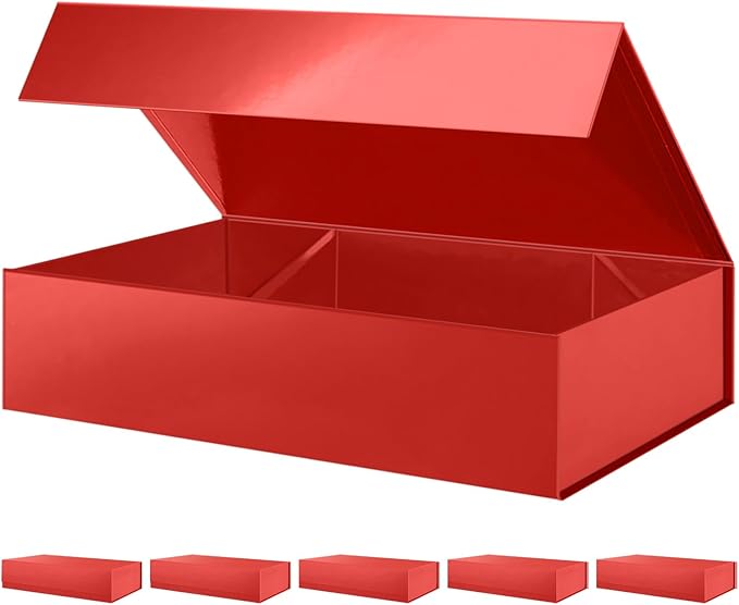 PACKHOME 6 Extra Large Gift Boxes 17.5x11.3x4.3 Inches, Sturdy Shirt Boxes by PACKHOME