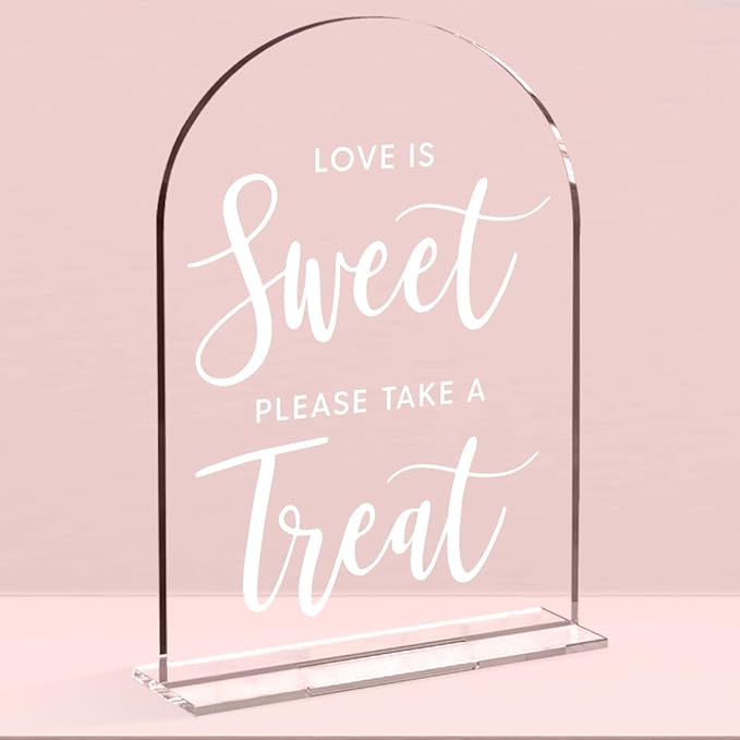 Wedding Signs, Love is Sweet Sign by NGLIV