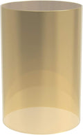 Electroplated Glass Hurricane Mirror Effect Cylinder Candle Holder Bottomless by AKLighting