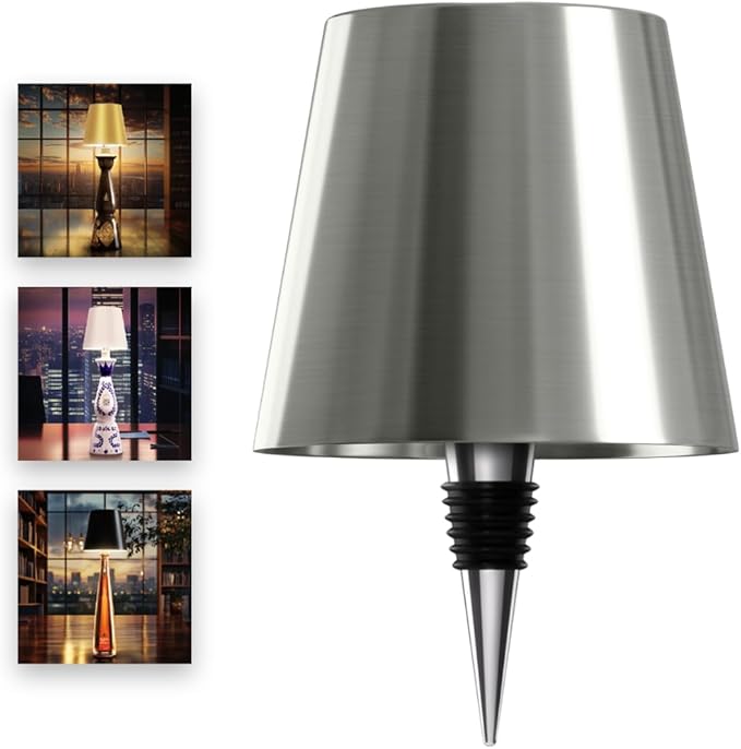 Wireless Bottle Lamp for Any Type of Bottle by PRIDOLADESIGN