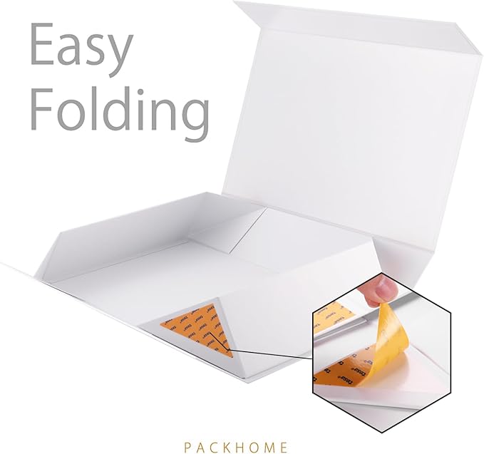 PACKHOME 6 Extra Large Gift Boxes 17.5x11.3x4.3 Inches, Sturdy Shirt Boxes - Image 4