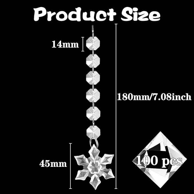 100 Pack Hanging Crystals - Image 2