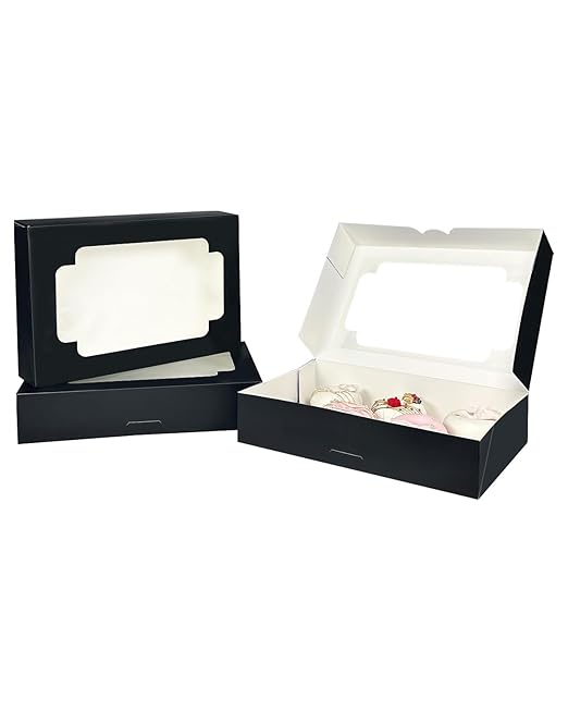 qiqee Auto-pop up Black Cookie Box - Image 6