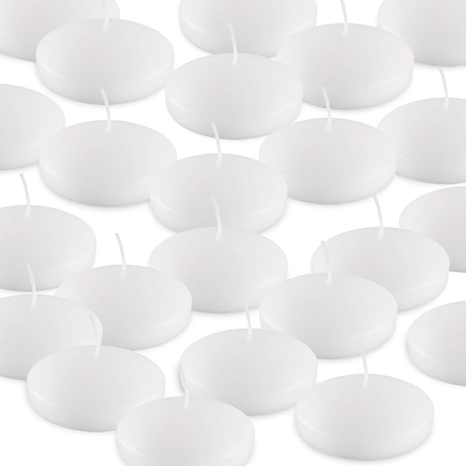 10 Hour Floating Candles, for Cylinder Vases, Centerpieces at Wedding - Image 2