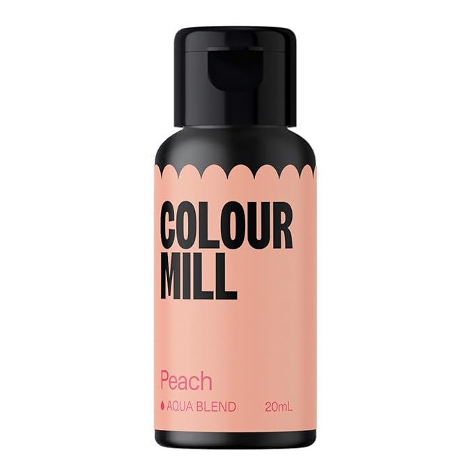 Colour Mill Aqua Blend Water-Based Food Coloring, 20 Milliliters Peach by ColourMill