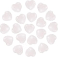 PATIKIL 20 Pcs Natural Heart Shaped Crystal Stone, 0.6 Inch Mini Polished Love by PATIKIL