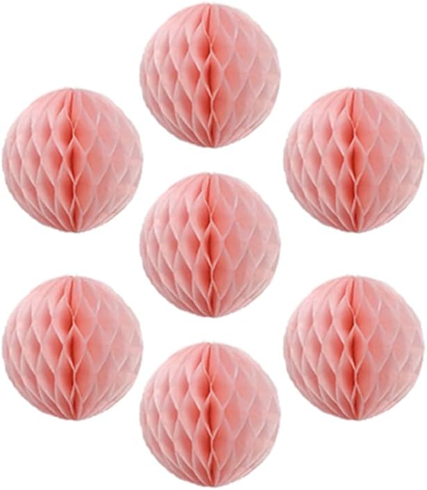 8pcs 8inch Paper Honeycomb Balls Decorative Tissue Honeycomb Balls Paper Pom by ZGjoy