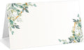 25 Pack Greenery Place Cards, Editable Name Cards by WwongxianB