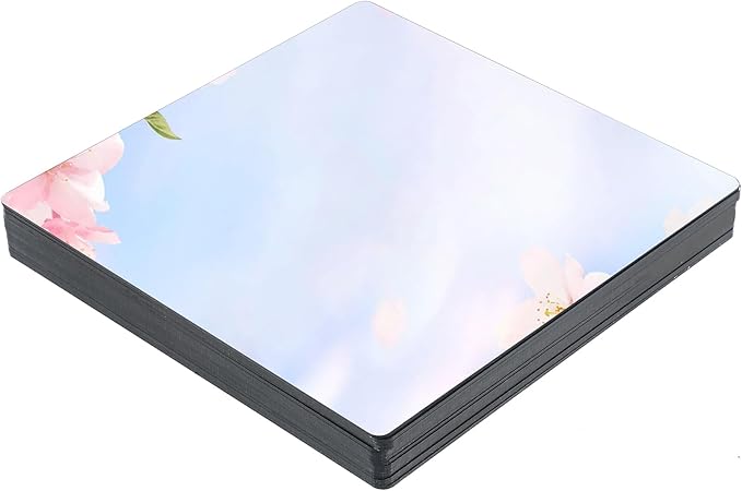 16Pcs Mirror Centerpieces for Tables, 7.87 x 7.87inch Square Mirrors Candle by DIVINA+VITAE
