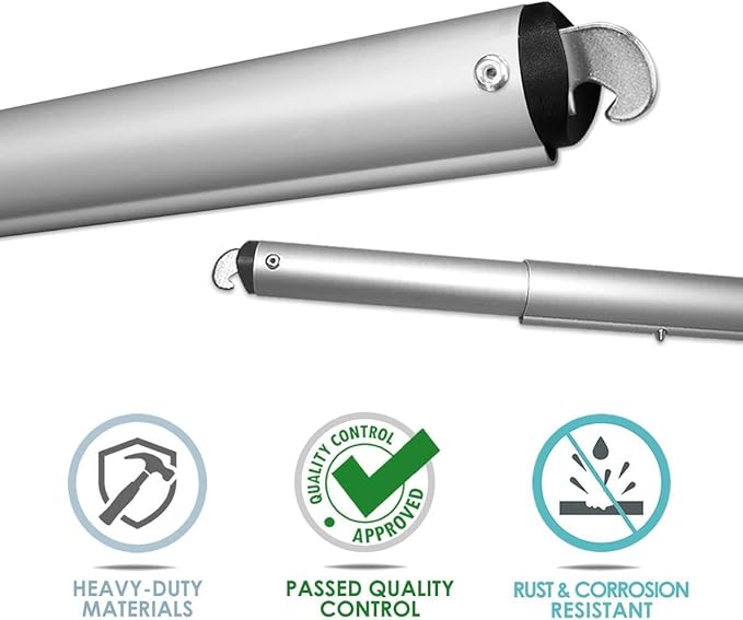 Portable Pipe and Drape Heavy Duty Backdrop Stand, ADJ Metal Frame and Heavy - Image 5