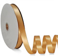 Old Gold Satin Ribbon Double Faced Satin 1/2 inch x 55 Yards Polyester Ribbon by OZXCHIXU