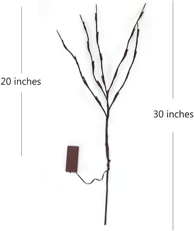 DK177 2 Pack Led Branch Light Battery Operated Lighted Branch Vase Filler - Image 6