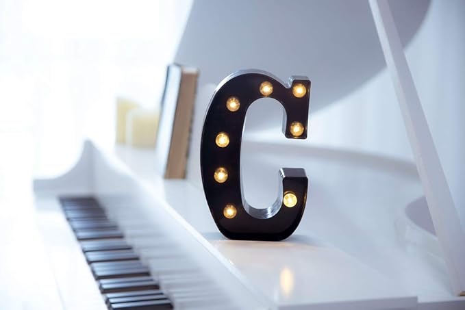 Foaky Black LED Marquee Number Lights Sign Light Up Marquee Number Lights Sign - Image 2