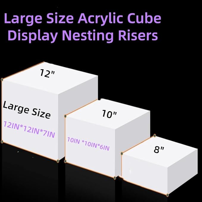 12" Large Buffet Risers, Food Risers - Image 2