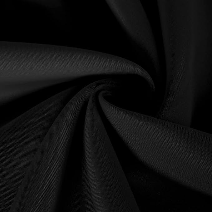 6 Pack Black Table Cloth Rectangle Table 60 x 84 Inch Tablecloths - Image 3