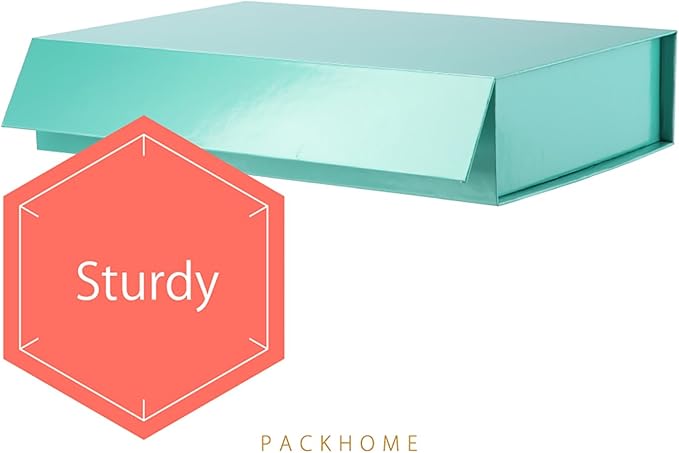 PACKHOME 6 Gift Boxes 11.5x8x2.5 Inches, Sturdy Shirt Boxes - Image 6