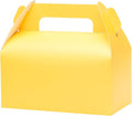 UnicoPak 30 Pack Yellow Gable Treat Boxes Party Favor Goodie Bag Boxes by UnicoPak