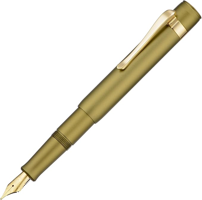 HONG DIAN M2 Black Forest Mini Fountain Pen, Bent Nib & Sleek Shape Aluminium - Image 9