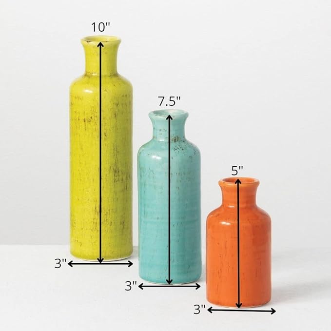Sullivans Vase Set, Farmhouse Decor, Vases - Image 3