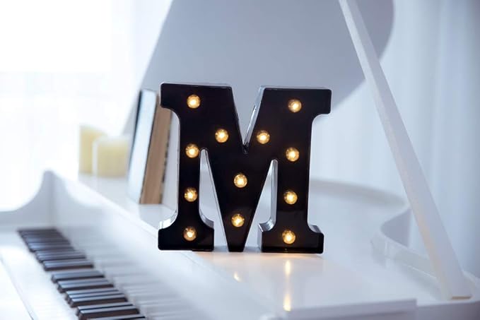 Foaky Black LED Marquee Number Lights Sign Light Up Marquee Number Lights Sign - Image 2