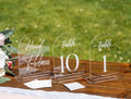Clear Arch Acrylic Table Numbers by SublimeSoir%C3%A9e