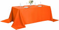 Rectangle Tablecloth 90x156 inch Washable Polyester Fabric Table Cloth by Cupuamon