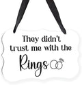 Acrylic Wedding Sign, Ring Bearer Sign, by Unknown