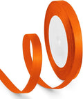 3/8 Inch Orange Ribbon, 25 Yards Orange Stain Ribbon by HimBen