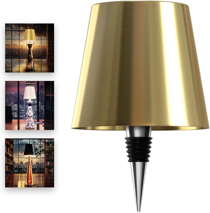 Wireless Bottle Lamp for Any Type of Bottle by PRIDOLADESIGN