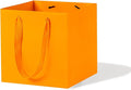 Orange Paper Gift Bag Small Square Bottom Kraft Paper Bags by L%C3%B3ngF%C3%A8ngCh%C3%A9ngXi%C3%A1ng