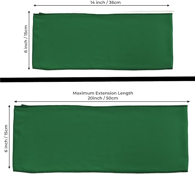 MDS Pack of 250 Spandex Chair Sashes Bows Elastic Stretch Dining Chair Bands - Image 5
