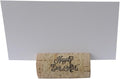 Wine Cork Place Card Holders Custom Cork Card Holder "Happily Ever After" set by EMazing+Goods