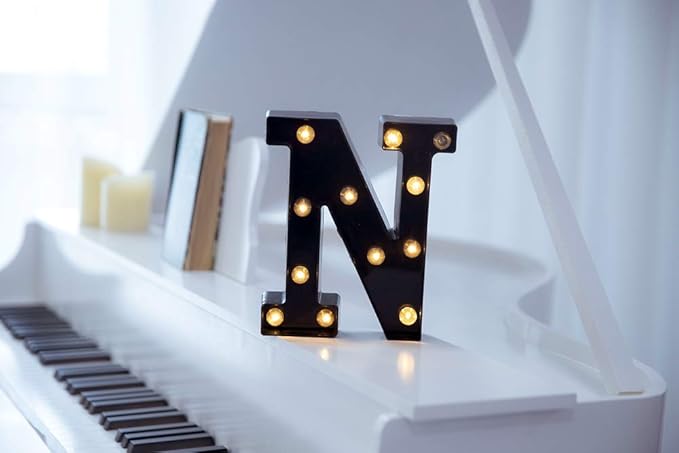 Foaky Black LED Marquee Number Lights Sign Light Up Marquee Number Lights Sign - Image 2
