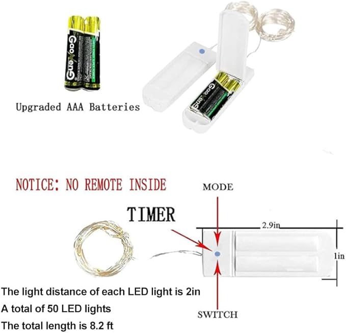 ZNYCYE 50 LED Fairy Lights - Image 4