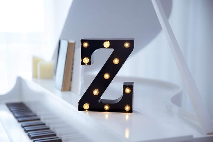 Foaky Black LED Marquee Number Lights Sign Light Up Marquee Number Lights Sign - Image 2