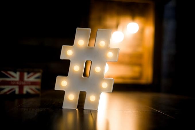 MUMUXI Marquee Light Up Letters Sign Battery Powered LED Alphabet Lights - Image 3