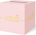 QIKSION Pink Wedding Card Box, Wedding Reception, Graduation, Baby Shower by QIKSION
