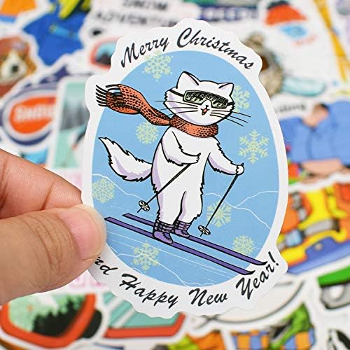 QTL Ski Stickers for Kids Skiing Stickers for Snowboard Helmet Adults Teens - Image 5