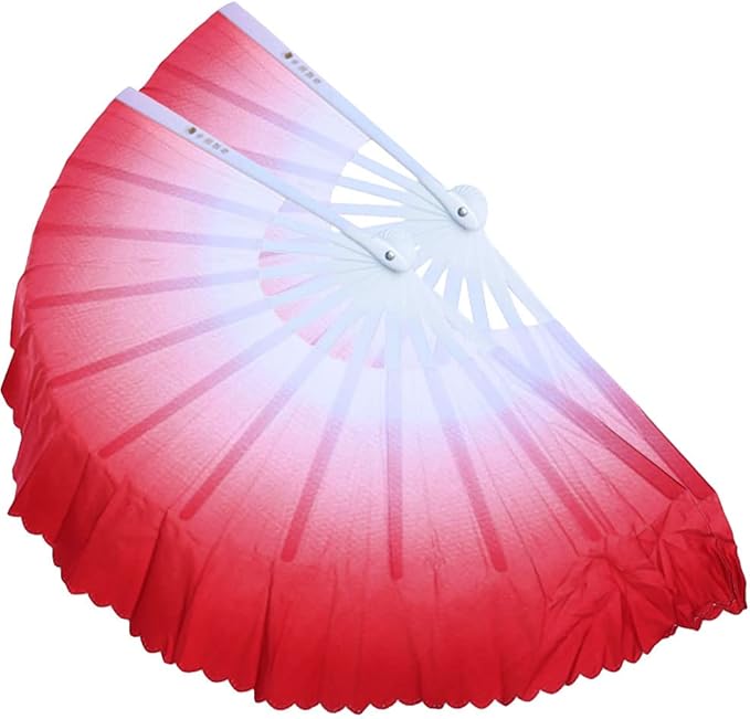 ZooBoo 2Pcs Traditional Chinese Folding Dance Fan by ZOOBOO