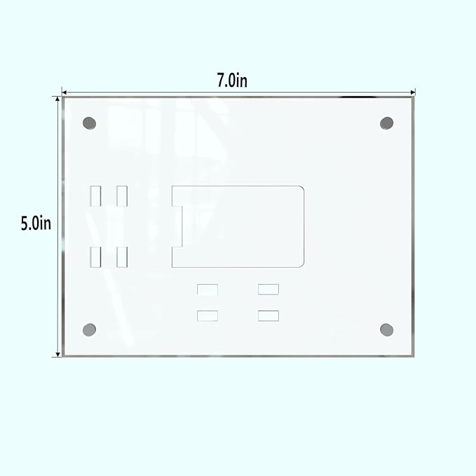 HELPLEX Picture Frames, 1 Pack 5x7 inch Acrylic Picture Frame Clear 5 x 7 Photo - Image 6