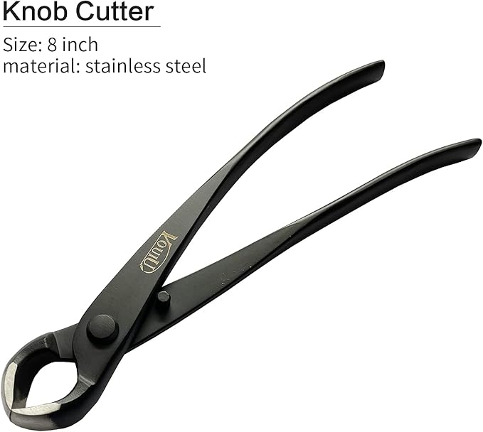 5-Piece Bonsai Tool Set, Knob Cutter, Concave Cutter, Wire Cutter, Jin Pliers - Image 4