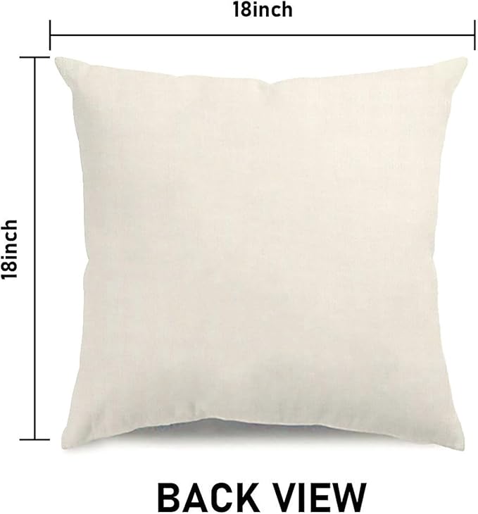 Christmas Pillow Covers 18x18 Blue Christmas Decorations Snowflake Reindeer - Image 7