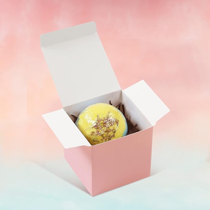 COTOPHER 100pcs Wedding Favor Boxes, Paper Gift Boxes 3x3x3 Inches Small Gift - Image 6