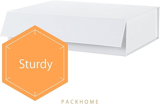 PACKHOME 6 Large Gift Boxes 13.5x10x3.5 Inches, Sturdy Shirt Boxes - Image 6