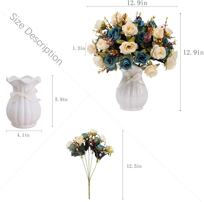LESING Artificial Fake Flowers - Image 3