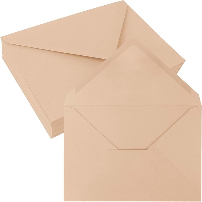 50 Pack 4x6 Envelopes Letter Size, Envelope 4.3x6.3 by JagerGreen
