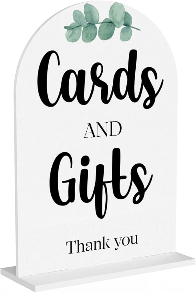 Cards and Gifts Sign for Wedding, Wedding Engagement Bridal Shower Baby Shower by AASRR