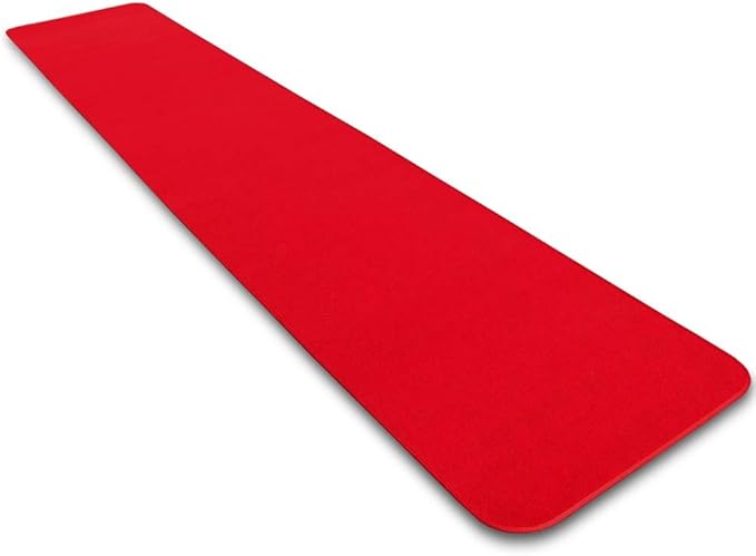 House, Home and More Red Carpet Aisle Runner - 3 Ft x 10 Ft - Real Carpet by HouseHomeandMore