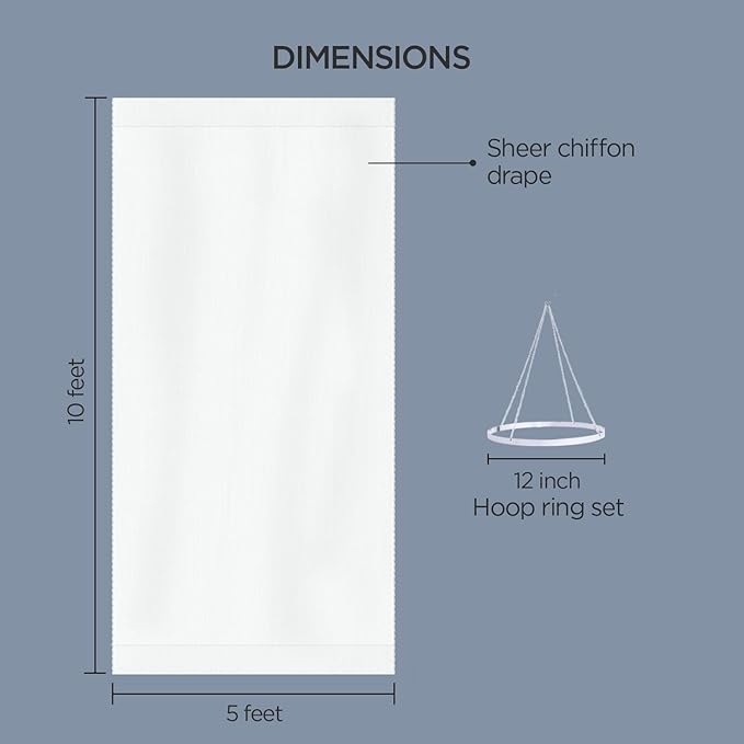 boldworks Ceiling Drapes Hanging Kit - Image 5