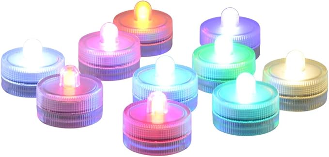 Submersible LED Lights cr2032 Battery Powered Underwater Waterproof LED Tea - Image 2